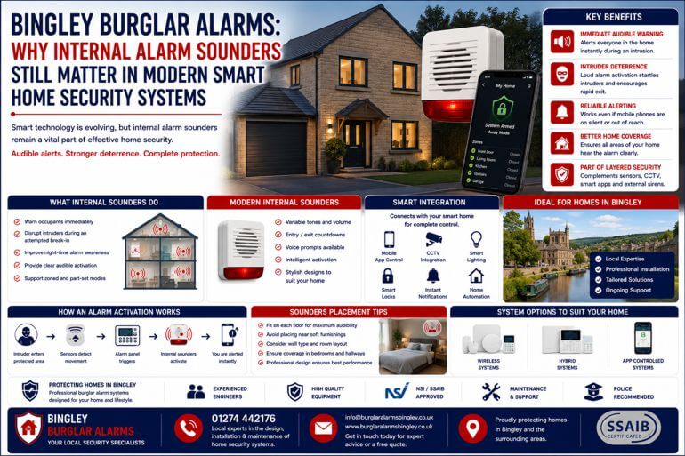 Bingley Burglar Alarms: Why Internal Alarm Sounders Still Matter In Modern Smart Home Security Systems